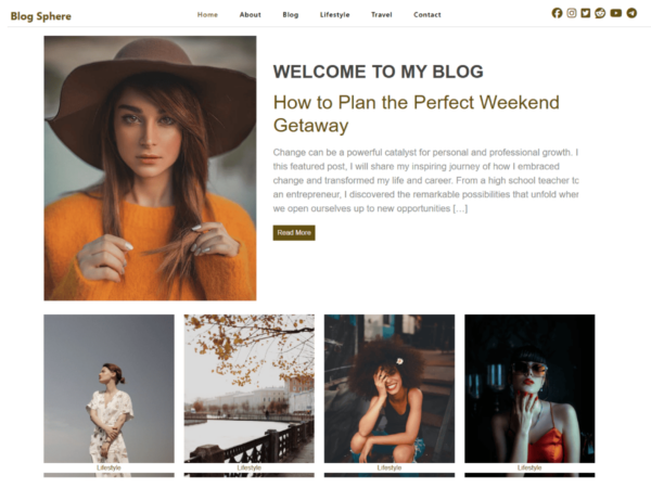 Blog Sphere Premium WordPress Theme