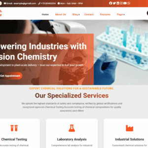 Chemical Industry Premium WordPress Theme