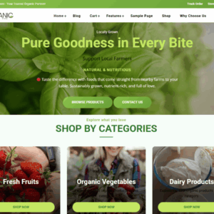 Organica Store Premium WordPress Theme