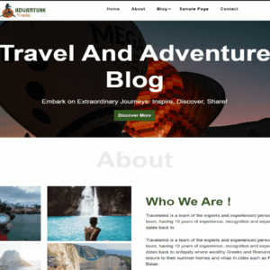 Adventure Trails Premium WordPress Theme Lifetime