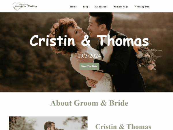 Everafter Wedding Premium WordPress Theme Lifetime