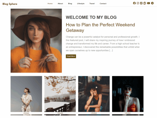 Blog Sphere Premium WordPress Theme Lifetime