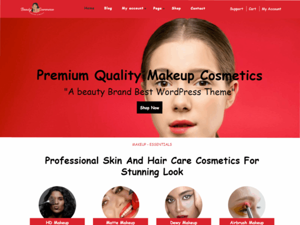 CA Beauty Ecommerce Premium WordPress Theme Lifetime