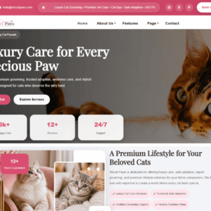 Velvet Paws Premium WordPress Theme