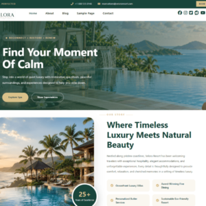 Velora Resort Premium WordPress Theme