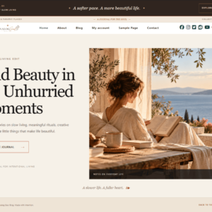 Analog Soul Blog Premium WordPress Theme